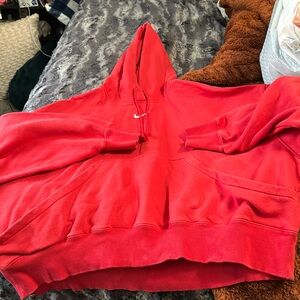 Bike red hoodie xl